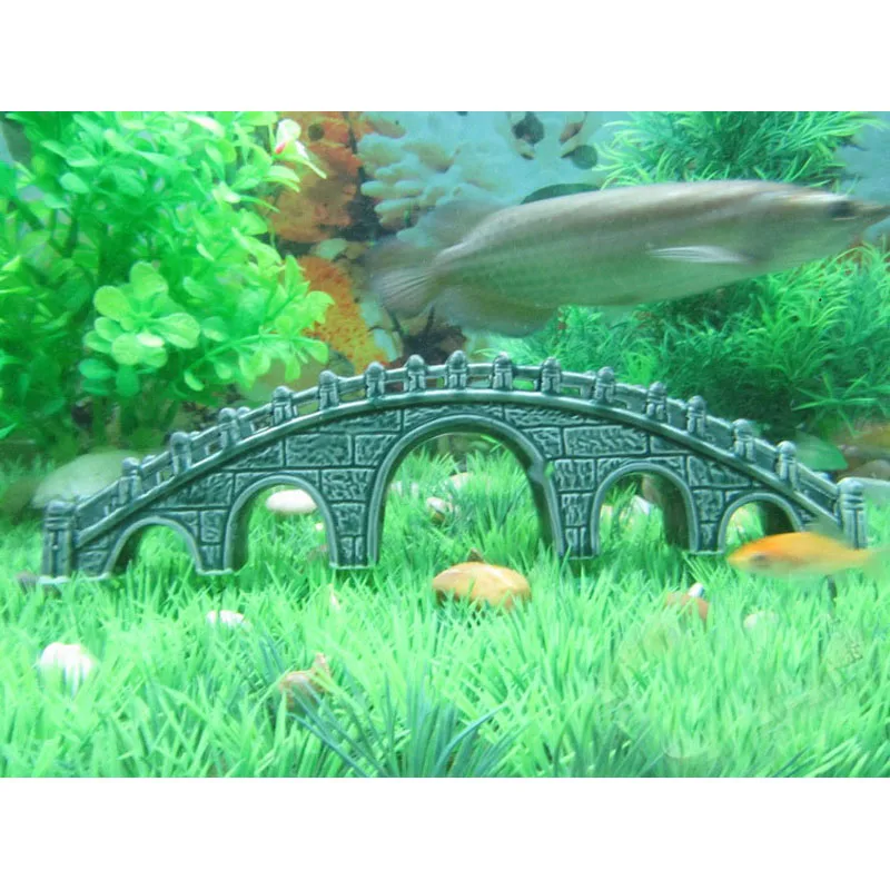 Аквариум искусственная керамика мост пещера-украшение ландшафтный дизайн аквариума аксессуары украшения