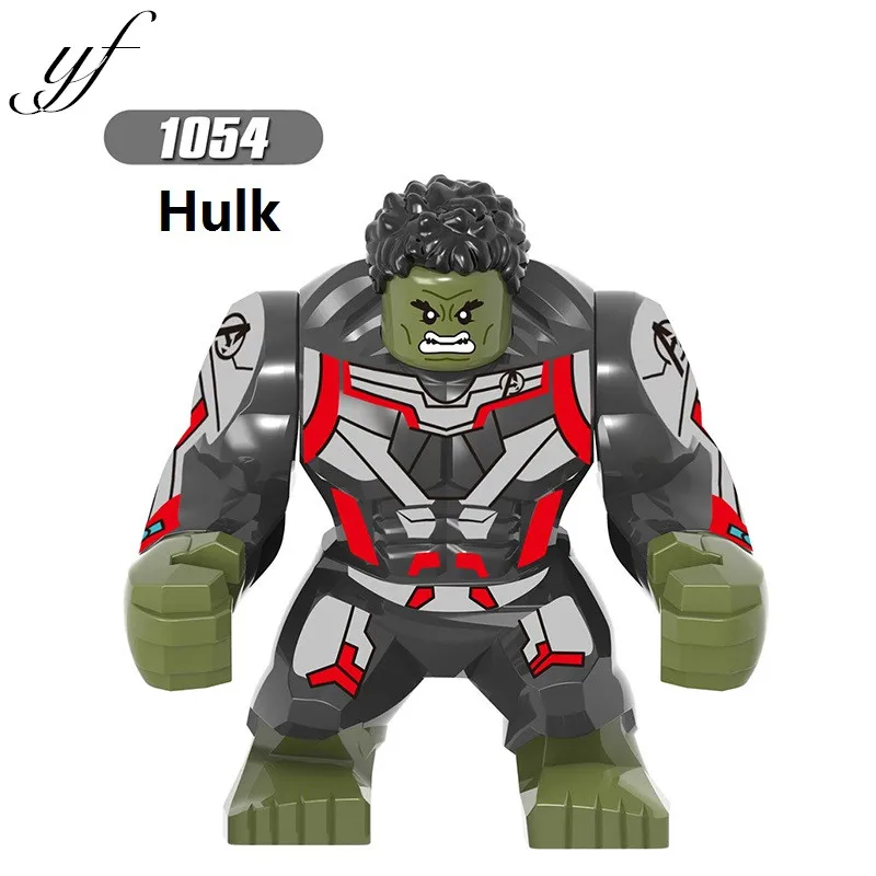 Legoed Мстители 4 Endgame Marvel Супер Герои минифигурные Большие размеры Халк