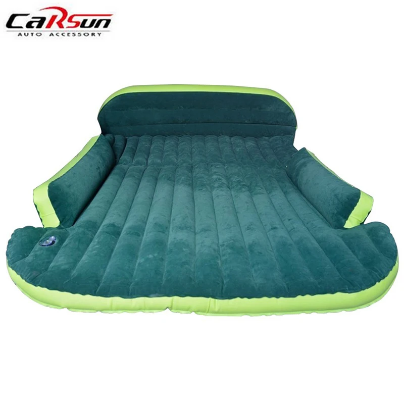 

Car Styling Air Inflated Bed Auto Camping Travel Seat Cover Bed With Air Pump&Repair Kit Waterproof SUV Mattress Lovers Rest Bed