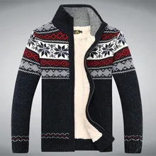 Größe S-3XL 100% Baumwolle 2015 Neue Verdicken Fleece Pullover Männer Blumenmuster Cardigan Blusa Masculina Männer nicht Kleidung A3043