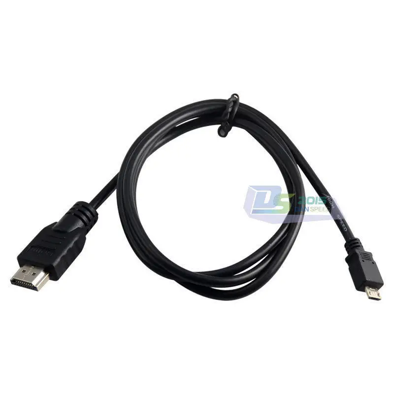 DANSPEED Премиум 1 м 3 фута микро-HDMI USB 2,0 B Тип папа-папа м/м блок питания Соединительный кабель зарядного устройства