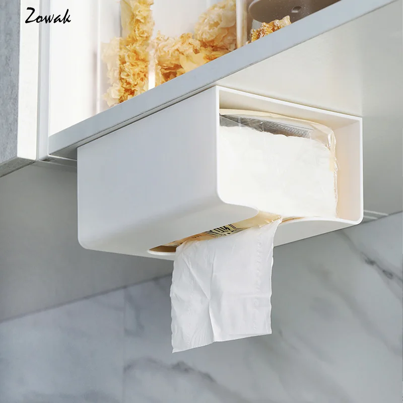 1pc Wall Mounted Toilet Tissue Box Bathroom Paper Holder ...