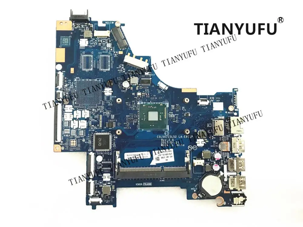 

939605-601 939605-001 CSL50/CSL52 LA-E811P mainboard for HP LAPTOP 15-BS laptop motherboard with N3060 motherboard tested 100%