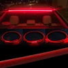 Гибкий Красный Автомобильный дополнительный светодиодный стоп-сигнал, многофункциональная сигнальная лампа с высоким креплением для обра... ► Фото 1/6