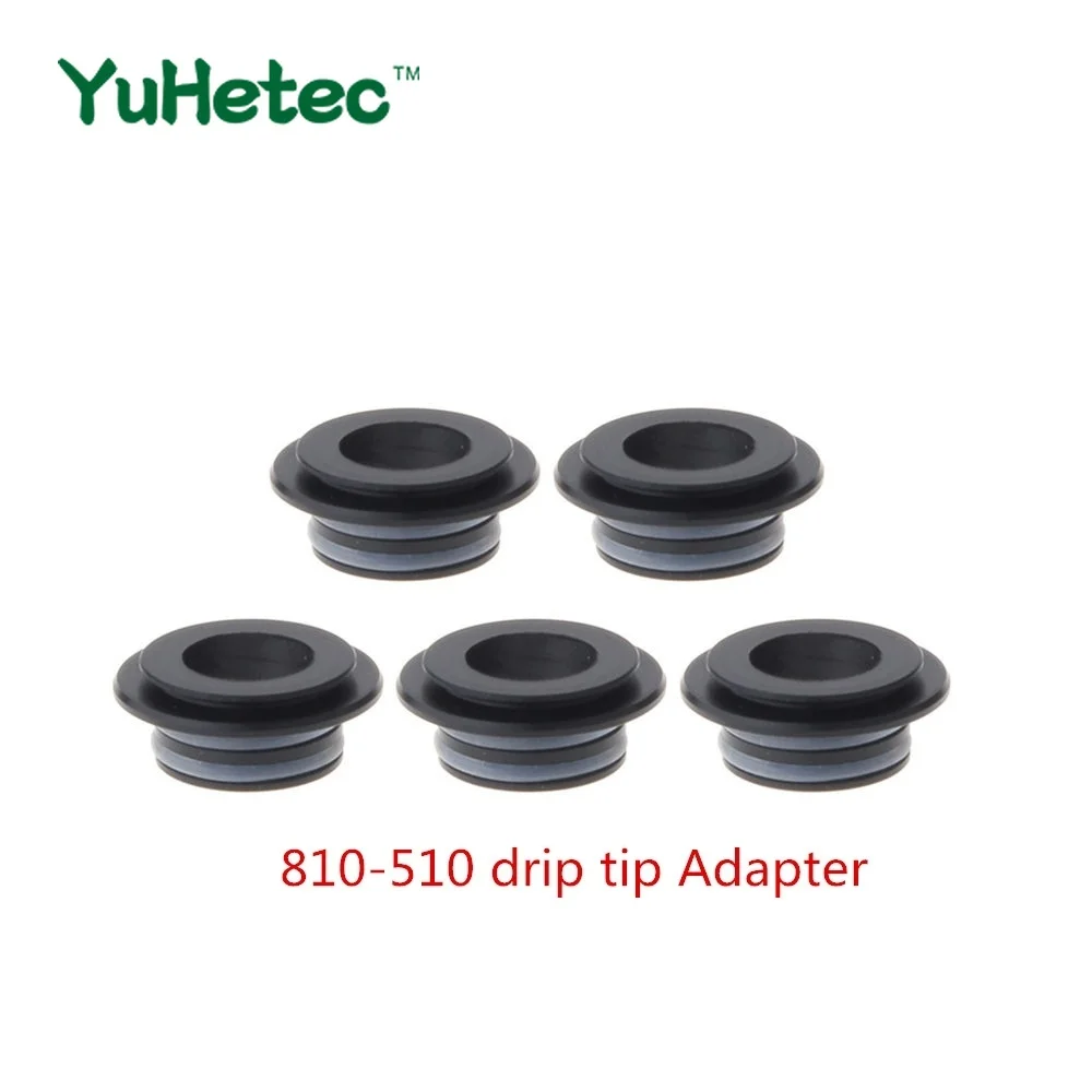 

5PCS YUHETEC 810 to 510 POM drip tip adapter