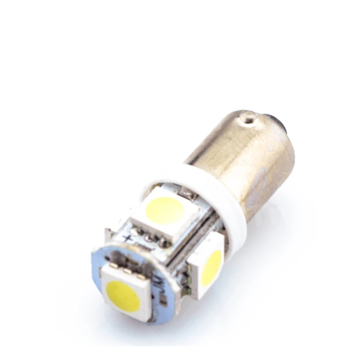 1pcs Car Marker Lamps Ba9s 5050 SMD 5 LED Tower 96 Lumen Auto Wedge
