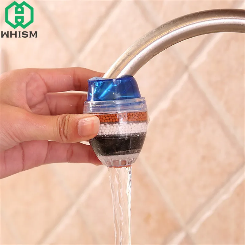 

Mini Home Kitchen Simple Easy Faucet Tap's Water Clean Filter Purifier Head Bathroom Accessories
