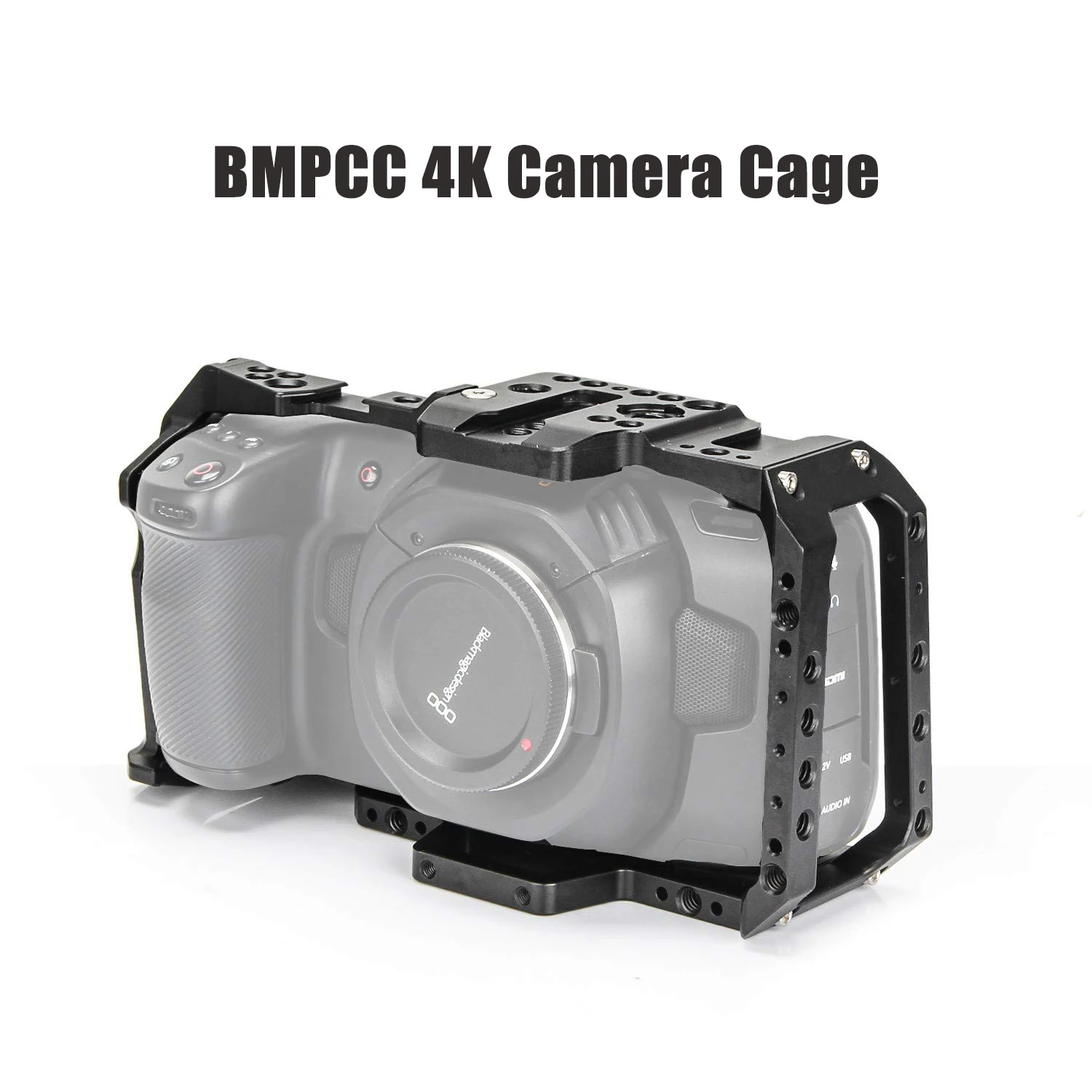 BMPCC 4K Камера клетка 1/4 ''3/8'' винт рельс NATO с резьбой для карманных видеокамер Blackmagic Кино Камера BMPCC видео в формате 4K Камера клетка