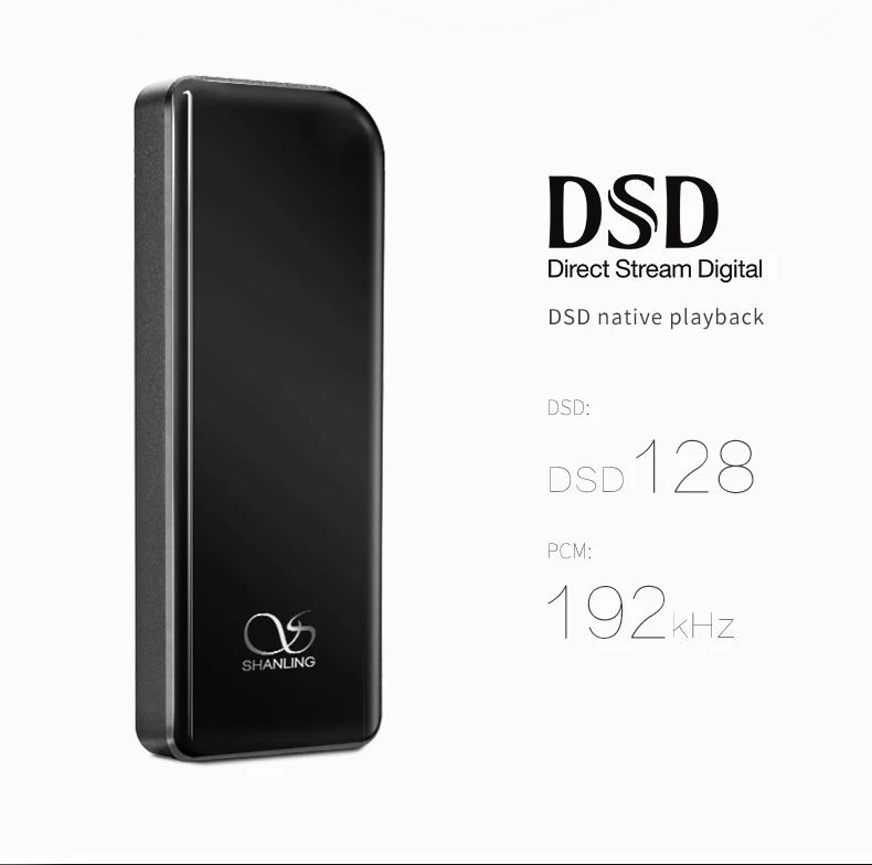 Shanling до Hi Res USB C Усилители для наушников Мини ЦАП/AMP iPhone/Android телефонов/pc С es9018k2m +