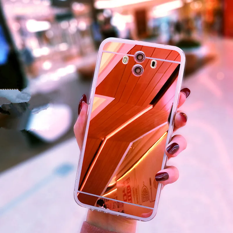 

Luxury Mirror Soft TPU Phone Back Cover Case For LG G3 G4 G5 G6 G7 case for LG V10 V20 V30 g 7 6 5 4 3 coque funda