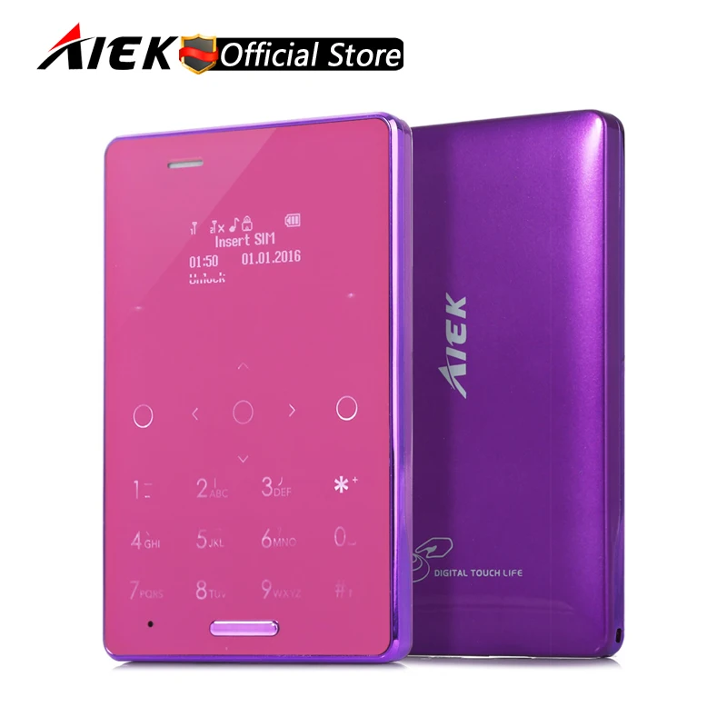 Лидер продаж Оригинал AIEK M4 Dual SIM карты мобильного телефона ультра тонкий