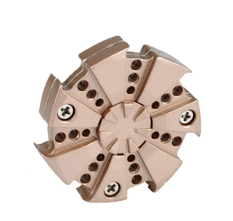Крутой многоугольник металлический Спиннер Tri-Spinner игрушка EDC ручной Спиннер для аутизма и СДВГ, Спиннер-Спиннер