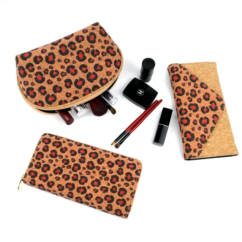 leopard  purse set