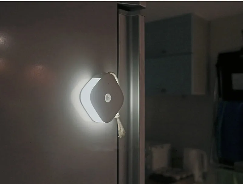 Беспроводной умный PIR датчик движения ночник usb зарядка светодиодный датчик света спальня гостиная ванная комната, коридор ночник