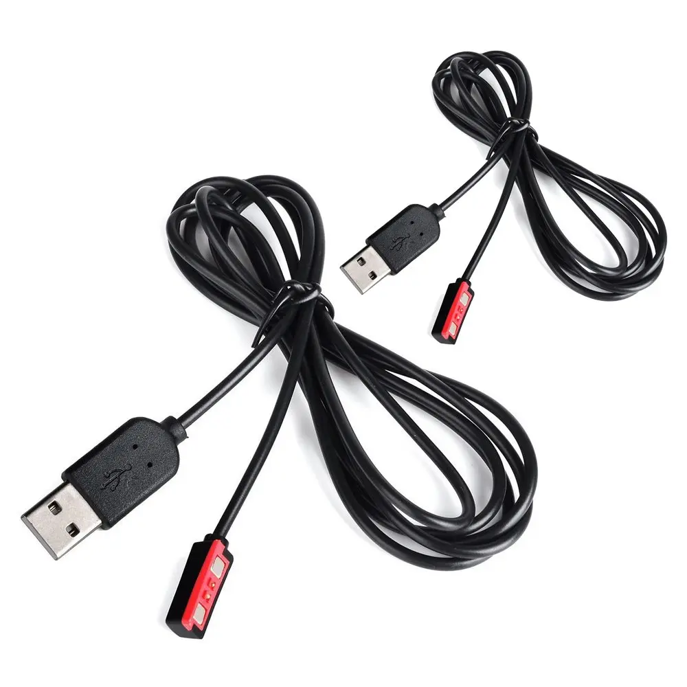 

2-Pack Replacement Pebble Steel Charger, Charging Cable Cord for Pebble Steel Smart Watch