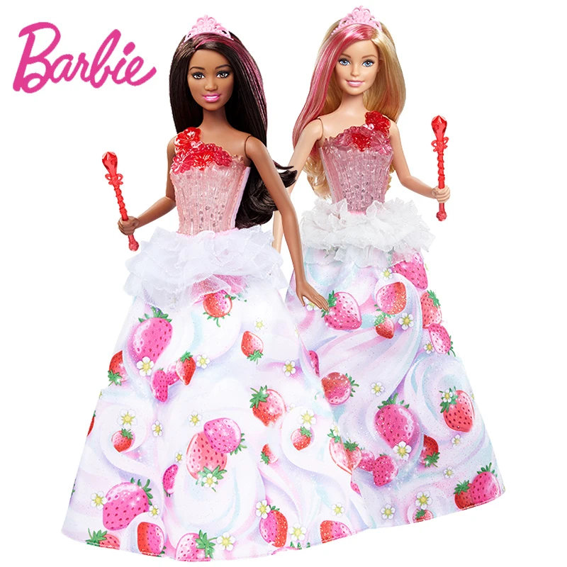Original Barbie Doll Dream Sweet Princess With Music Light Toys Fashion