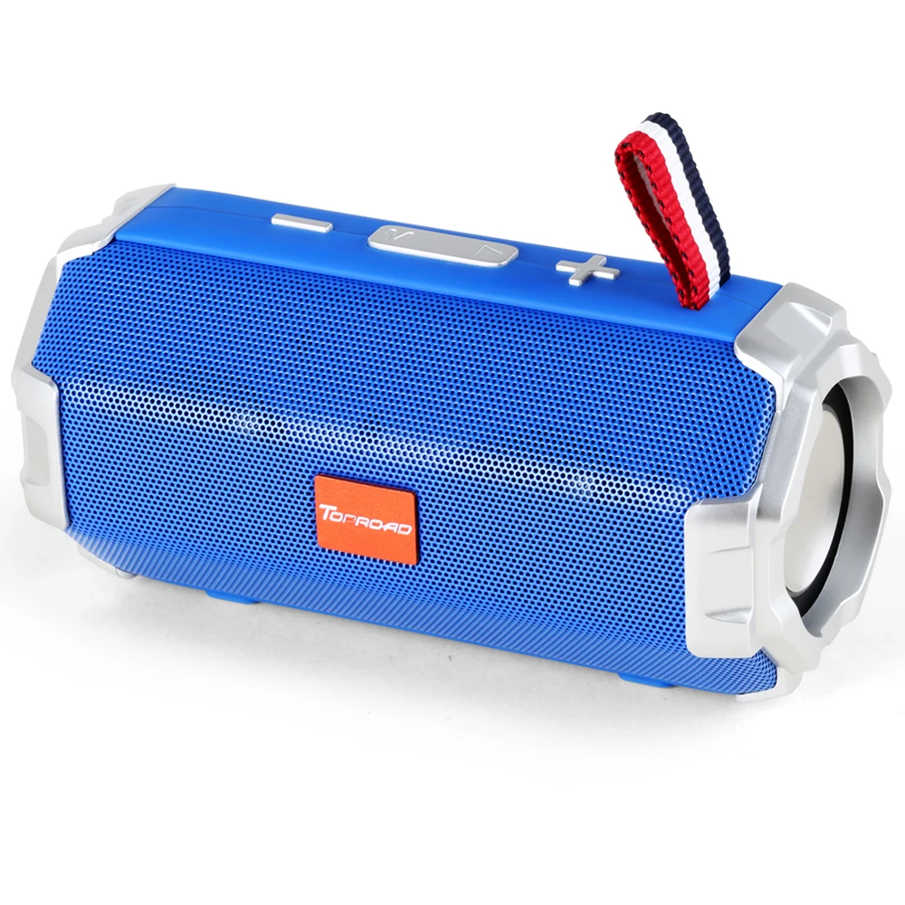 

TOPROAD Portable Bluetooth Speaker HIFI Wireless Stereo Column Subwoofer Bass Speakers Support TF card FM Radio USB AUX