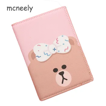 

Japan Style Fashion CUTE Cartoon Passport Cover Men Women PU Leather Travel Passport Holder Case Card ID Holders 14*10cm