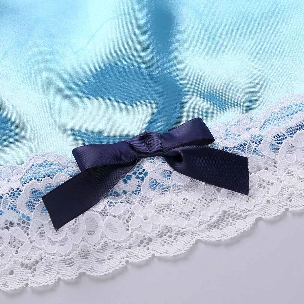 Новейшее Мужское нижнее белье SISSY блестящее мягкое сатиновое цветочное кружево, цветок, роза с бантами свободные боксеры шорты трусы для сна нижнее белье