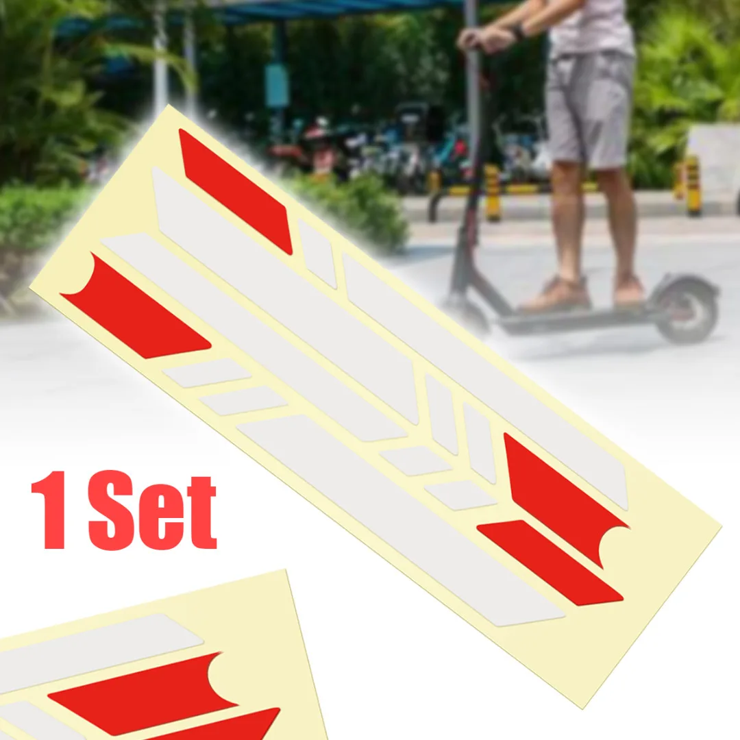 Scooter Stickers Decals Reflective Stickers Styling Set For Xiaomi Mijia M365 Electric Scooter Skate Board Accessories