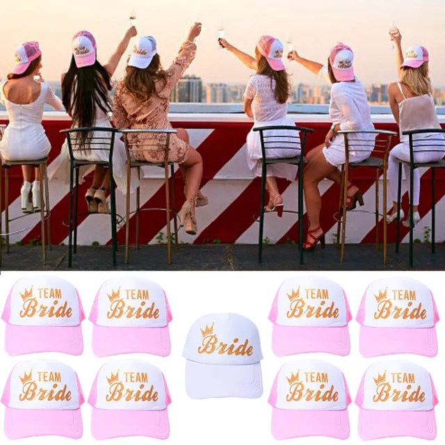 Bride Trucker Hat - Wedding Cap For Bride-to-Be, Bridal Party, Bach Party Gift With 3D Embroidery