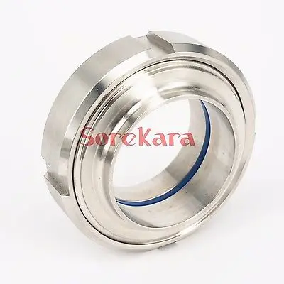 

35mm SS304 Stainless Steel Sanitary T Thead Weld On Socket Union Set Pipe Fitting For Food Industries