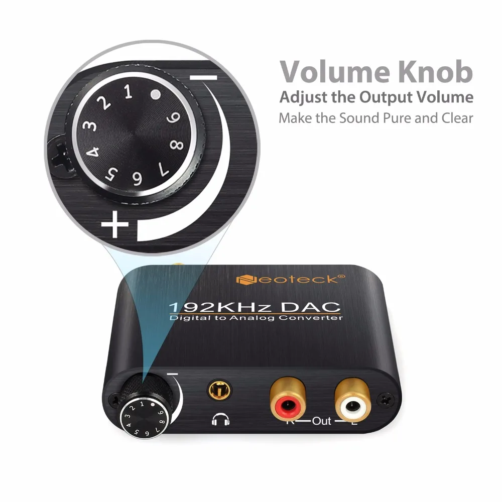 Neoteck цифро аналоговый аудио конвертер оптический коаксиальный к RCA R/L Поддержка PCM
