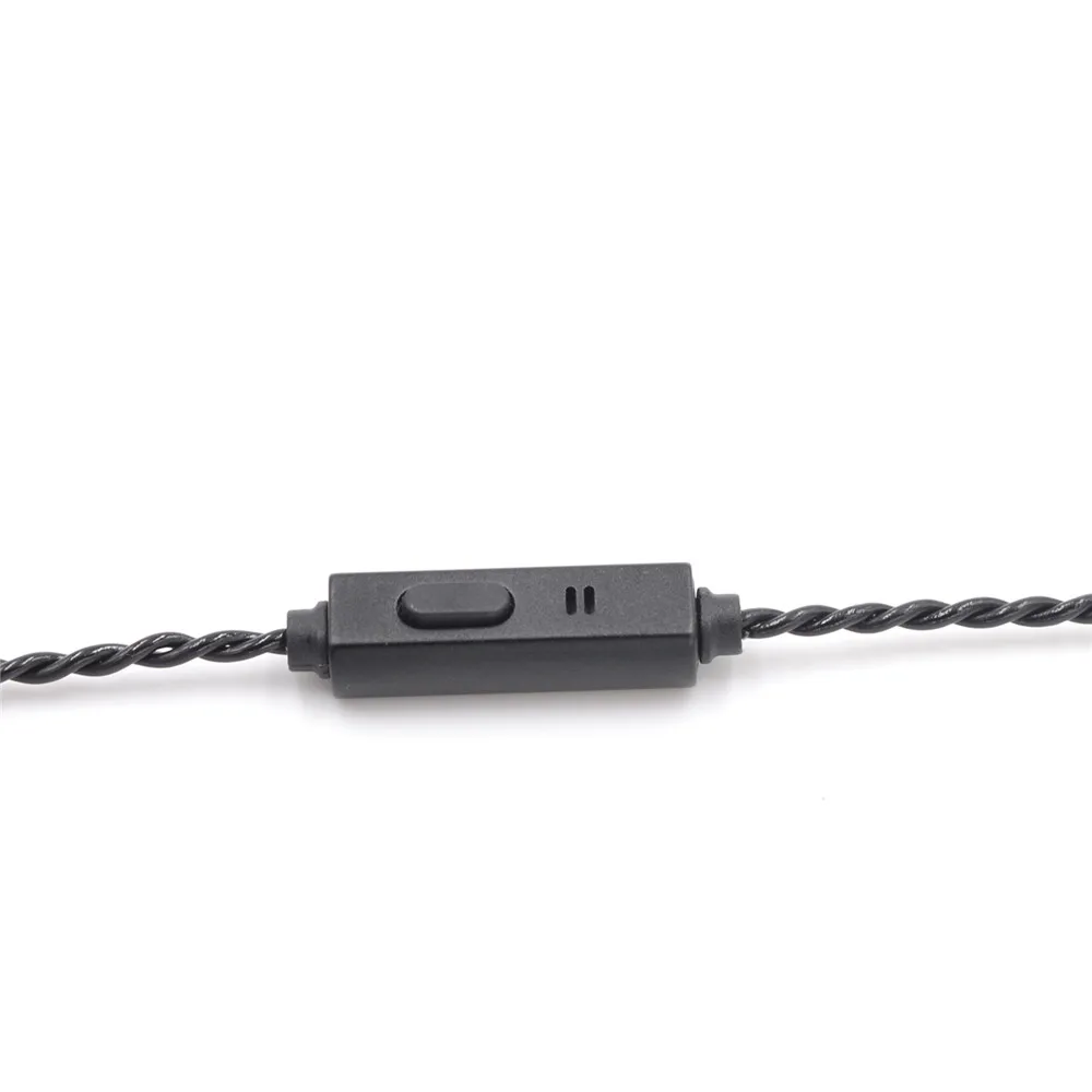 BQEYZ 0,78 мм DIY кабель наушников обновления в разъем для наушников 3,5 мм с золотым штекер съемный провод для Гибридный монитор iem