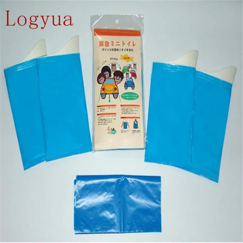 Blue Unisex Disposable 600CC Urine Bags Storage Bag Car Outdoor Travel