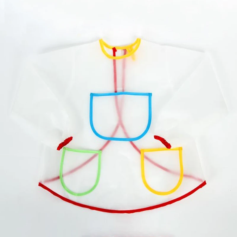 

Children Waterproof Anti-wear Apron Painting Drawing Coat DIY Paint Crafts Antifouling Aprons For Drop Ship