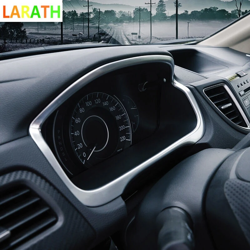 

For Honda CRV CR-V 2012 2013 2014 2015 2016 ABS Chrome Dashboard Decorative Frame Cover Trim Car Styling
