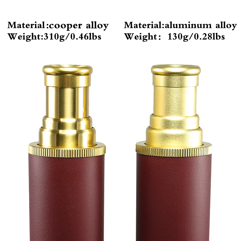 Royal Navy Monocular High quality Portable telescope Captain monocular Binoculars LLL night vision Collapsible Pirate Telescope
