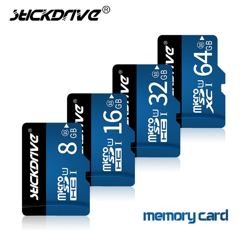 

High quality With free adapter Microsd Card 32GB 64GB Micro sd card 8GB 16GB memory card cartao de memoria Retail package