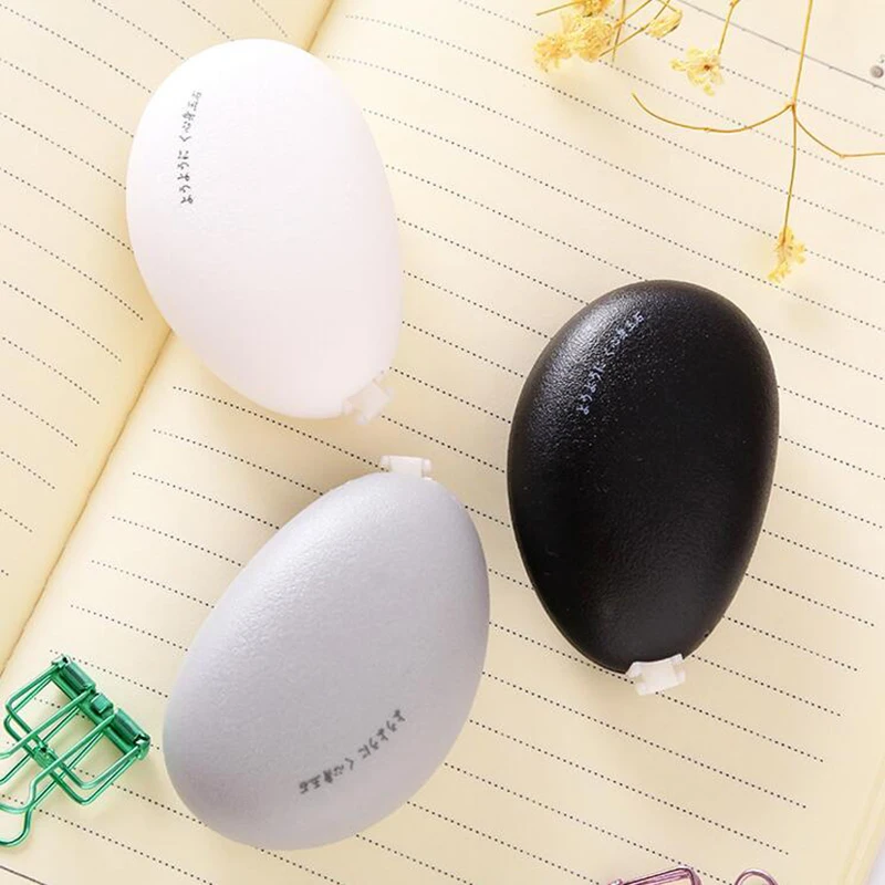 

1pc Creative Stationery Simple Stone Shape Correction Belt Office Supplies Correction With Children Students Stationery Gifts