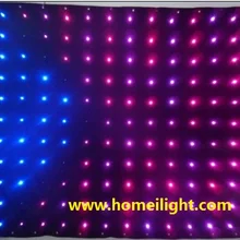 2*4 м led видео занавес, RGB vision занавес для DJ, YY, студия, сценический фон показать матричный занавес