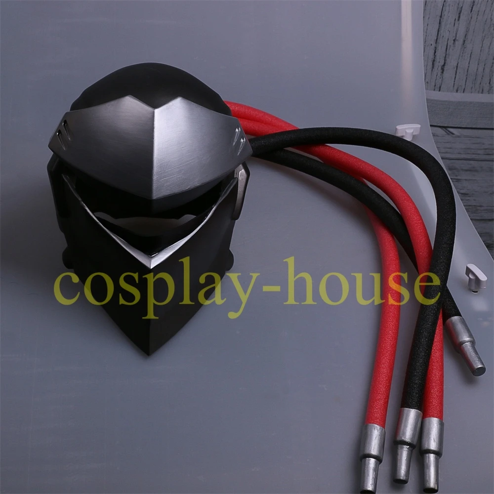 Helmet Over and watch Genji-Blackwatch Mask Nick Cosplay Costumes PVC OW Helmet Game Halloween Party Prop (5)