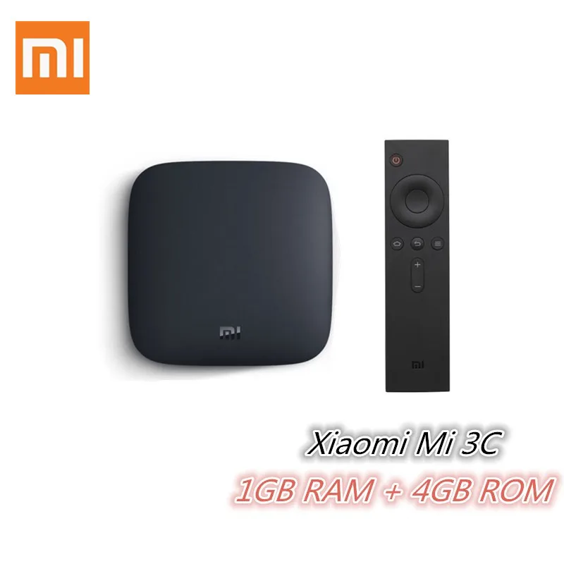 

Xiaomi Mi 3C TV Box 4K 64bit Android 5.0 Media Player Quad Core Amlogic S905 1GB RAM 4GB ROM Dolby DTS HDMI Set-Top Box