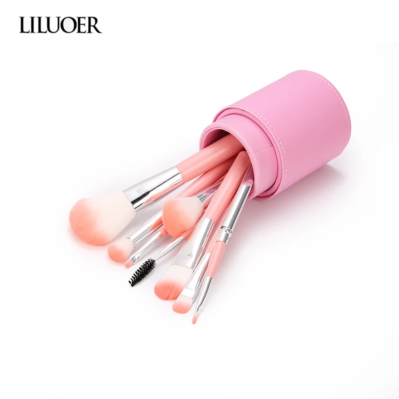 LILUOER high quality makeup brush set professional 8 pcs make up brushes | Красота и здоровье