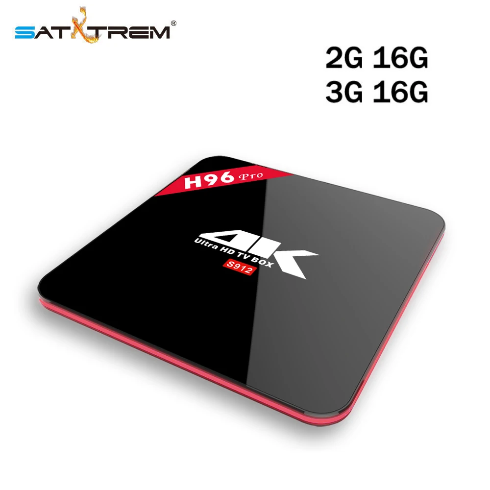 

Original H96 Pro android smart tv box 7.1 Amlogic S912 Octa Core 3G/32G dual wifi BT4.1 4K H96pro+ PK X96 Media Players