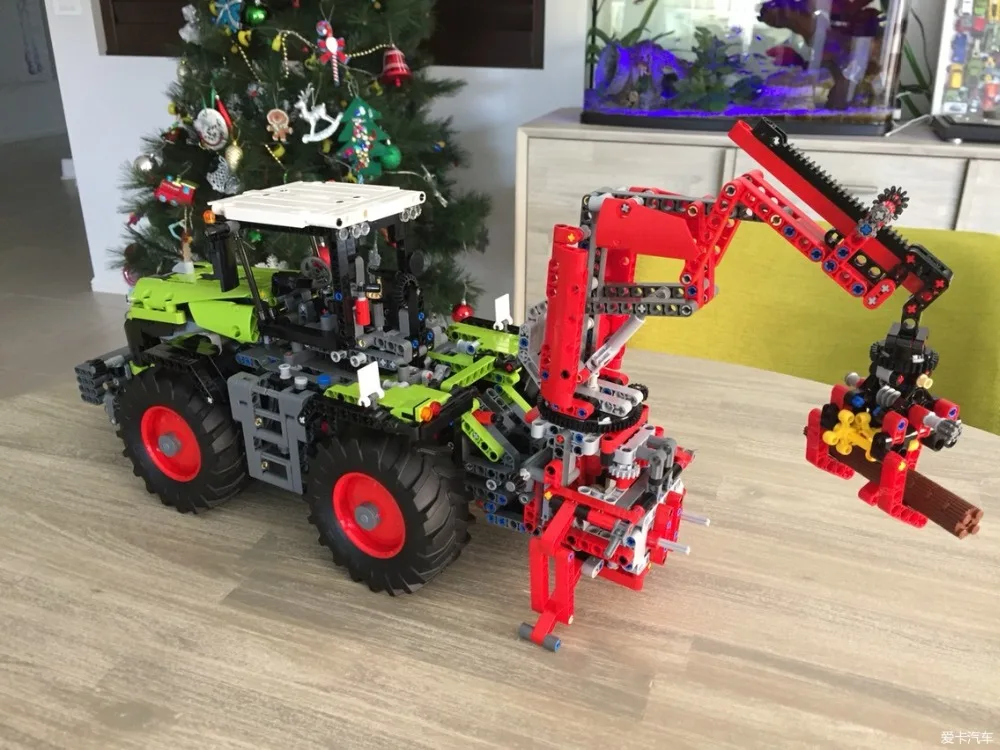 

New Technic series L350F wheel loader Model Building blocks fit legoings technic city Building Kits Blocks Bricks Gift diy toys