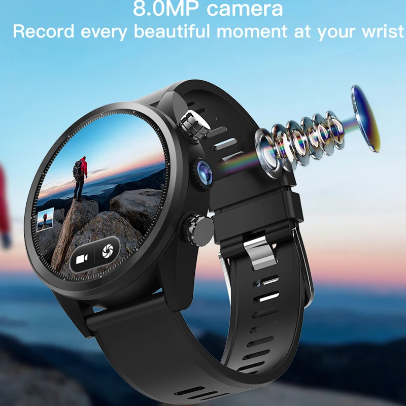 

Kospet Hope 4G heart rate monitoring Smartwatch Phone 3GB+32GB MTK6739 Quad Core 8.0MP Camera Bluetooth GPS Sports Watch Phone