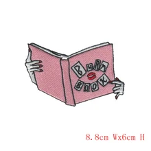 Плата 5.7x8.9 см Вышивка Стикеры железа патч Поддержка пользовательские Дизайн и 3D