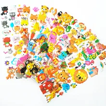 8 sheets Kids Stickers 3D Cartoon Animal Dogs Cats Zoon Pattern font b Toys b font