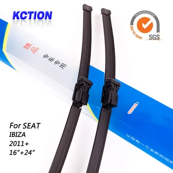 

Car Windshield Wiper Blade For Seat IBIZA(2011+),16"+24", Front Window Windscreen Wipers, Car Accessories