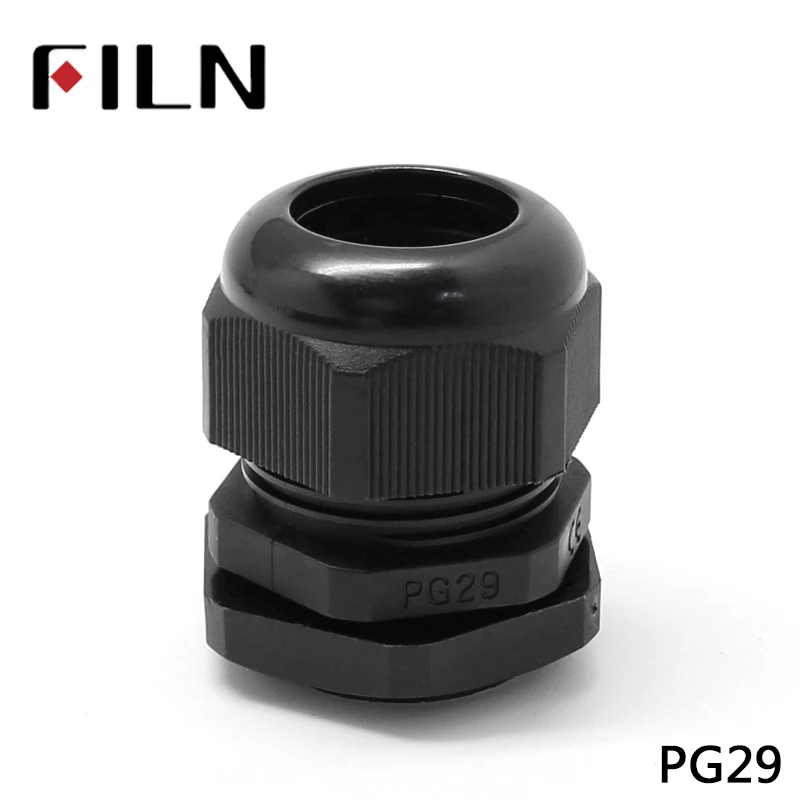High Quality IP68 PG29 18-25MM Waterproof Nylon Cable Gland No Waterproof Gasket Plastic Waterproof Connector PG7 PG9 (3)