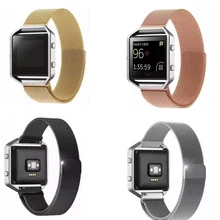 YIFALIAN магнитный с миланским плетением Петля из нержавеющей стали металлический ремешок для Fitbit Blaze трекер группа часы браслет ремешок