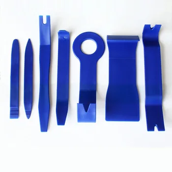 7Pcs Auto Car Radio Panel Interior Door Clip Panel Pry Tool Trim Dashboard Removal Opening Tool Set Diy Car Repair Tool Pry Kit
