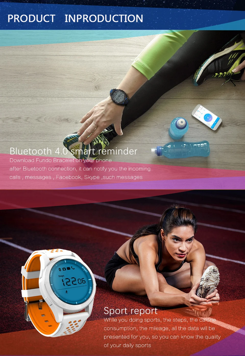 4 Tracker Reminder smartwatch