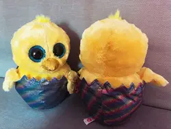 TY Beanie Boos 25 см утка хрустящая динозавр птица Печать лиса сова плюшевые игрушки большие глаза чучело мягкая игрушка Дети подарок