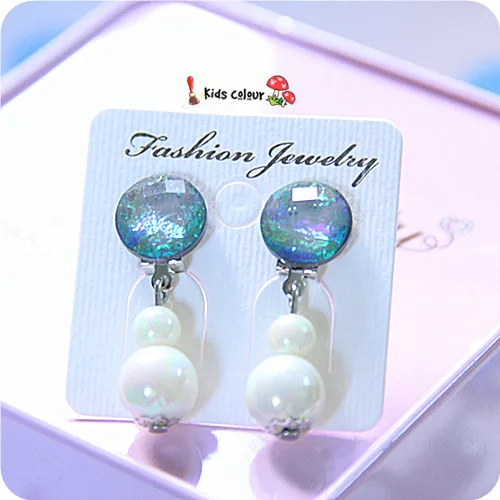 Korean Fashion Children Earrings S Kids Korean Fashion Children Earrings S Kids Clip Fake With Cushion